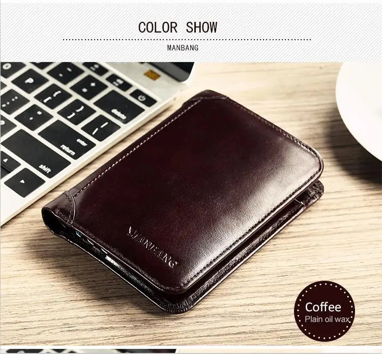 Male Wallets Leather Men Wallet for Stylish Everyday Use