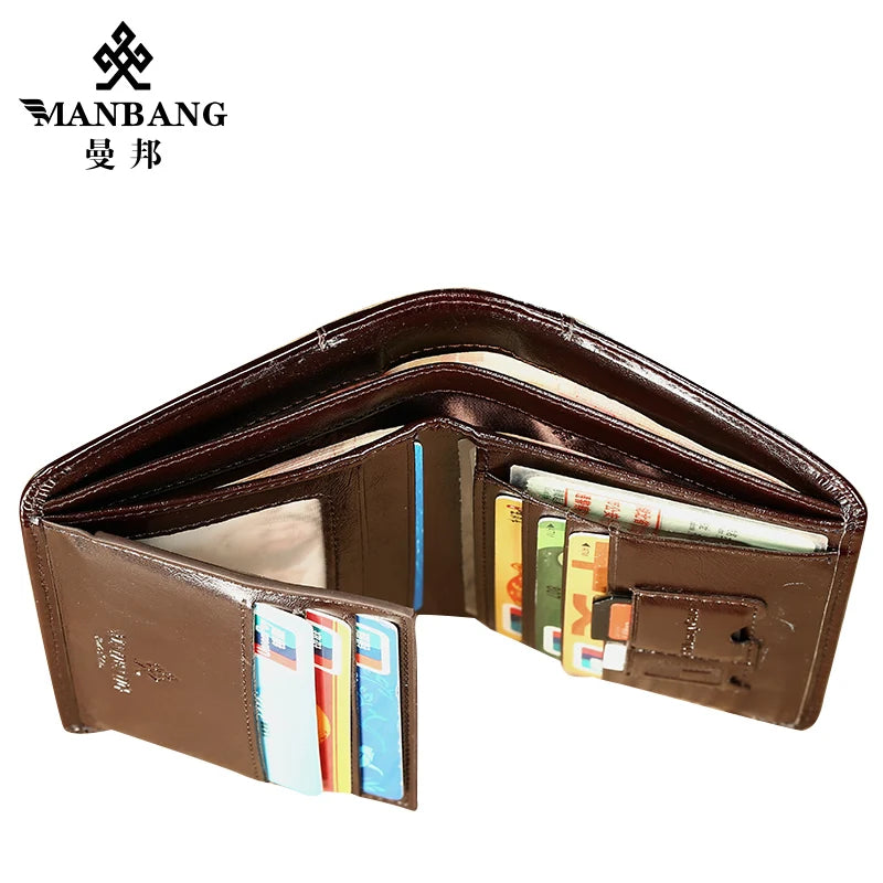 Male Wallets Leather Men Wallet for Stylish Everyday Use