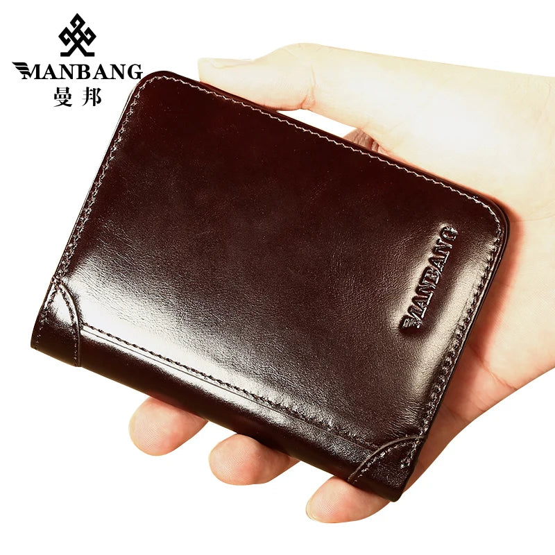 Male Wallets Leather Men Wallet for Stylish Everyday Use