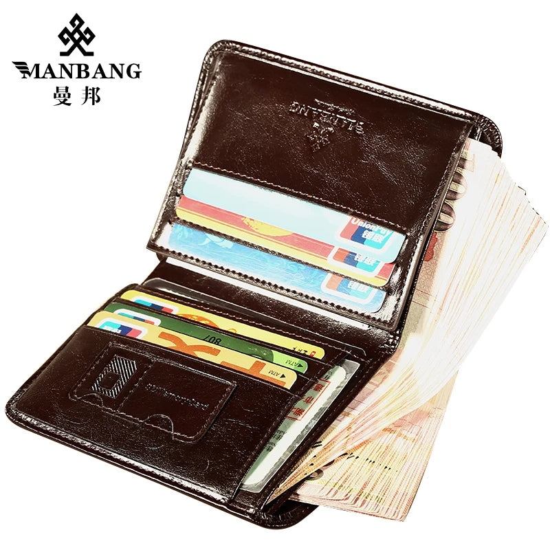 Male Wallets Leather Men Wallet for Stylish Everyday Use