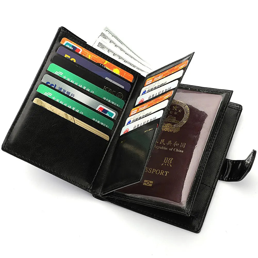 Passport and Card Holder Travel Passport Bag for Organized