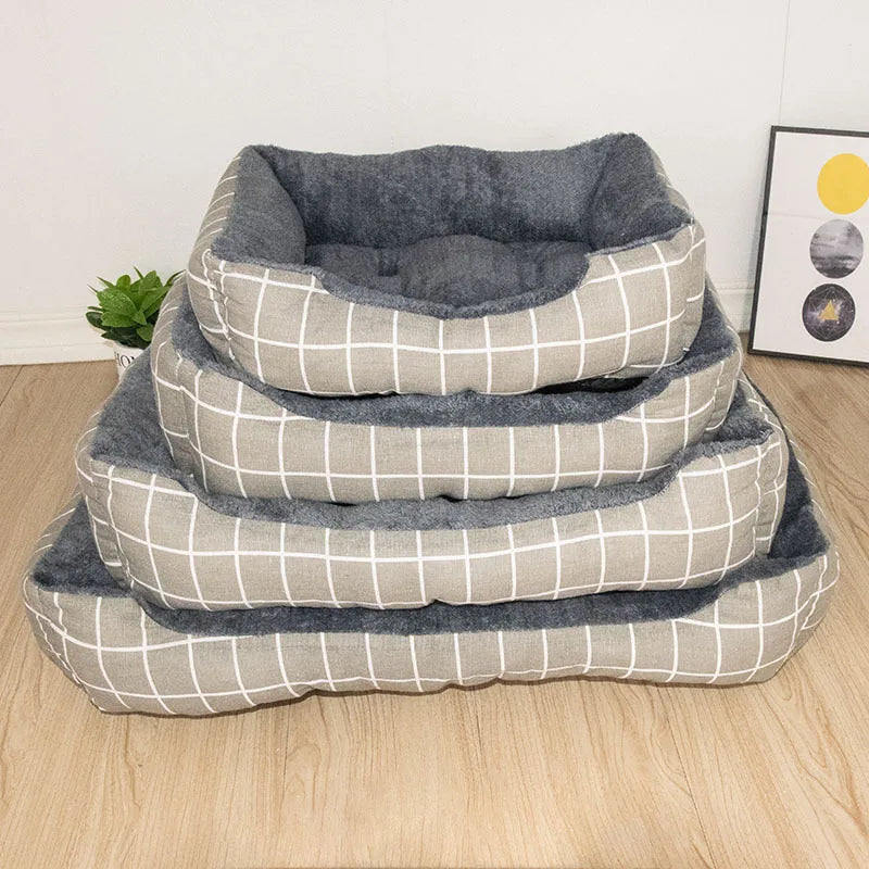 Pet Winter Bed Mat Large Dog Sofa Bed Warm Pet Nest Kennel For Small Medium Large Dogs Puppy Kitten Plus Size Sleeping Mattress