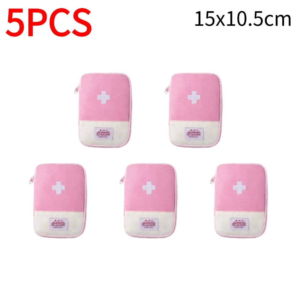 Portable Medicine Bag Empty Small First Aid Kit Survival Medical Emergency Medicine Pill Storage Bag Outdoor Camping Equipment