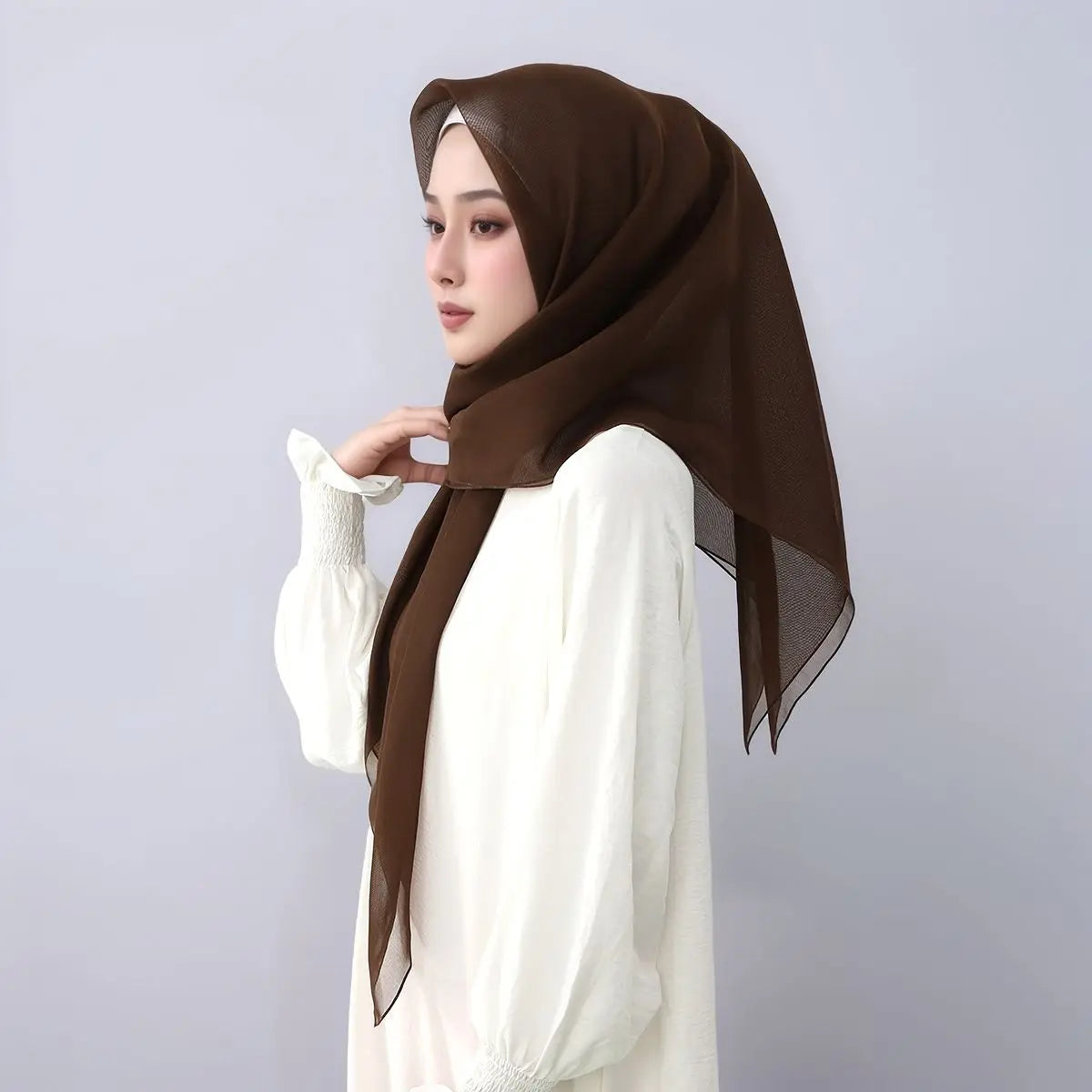 Elegant Square Scarf Stylish Silk Square Scarf for Every Occasion