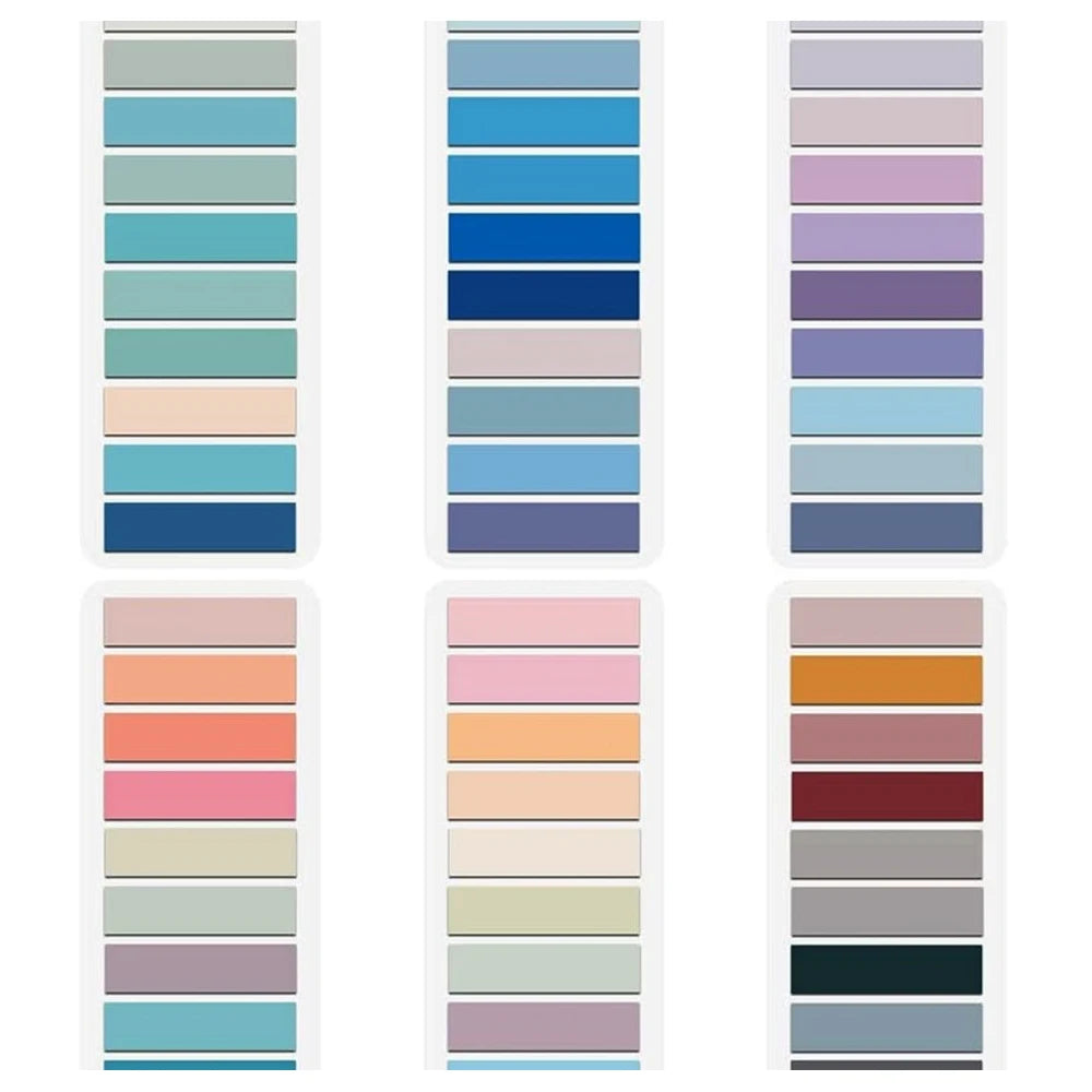 200-14400Sheets Transparent Index Creative Memo Pads Sticky Note Book Tabs Office School Stationery Self-Adhesive Stickers