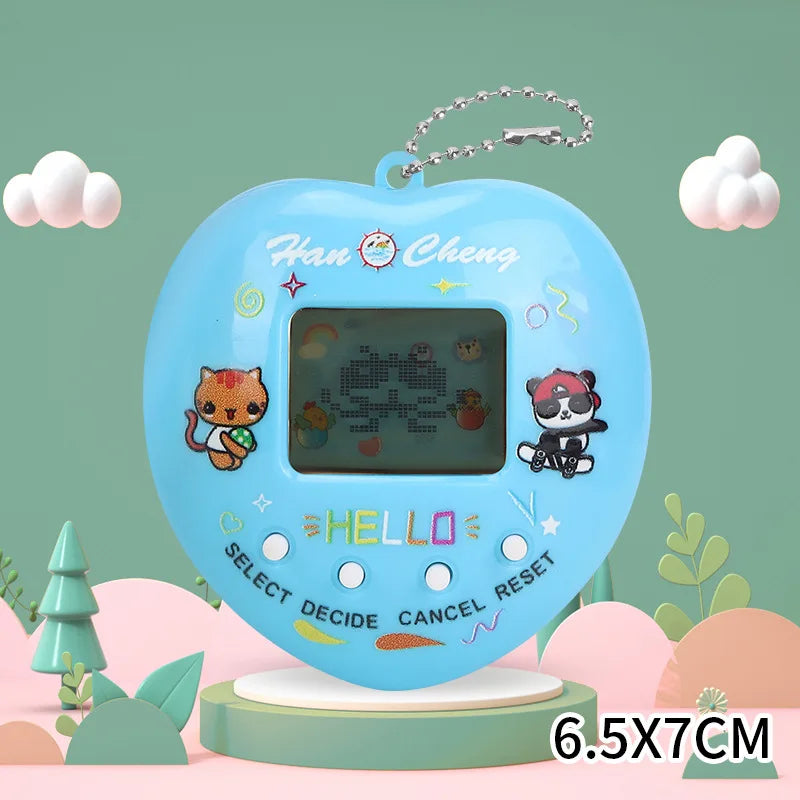 Virtual Pet Tamagotchi Toy in Russian Original German Spanish Polish Electronic Animals Kid Play Game Boy Pixel Pendant Keychain