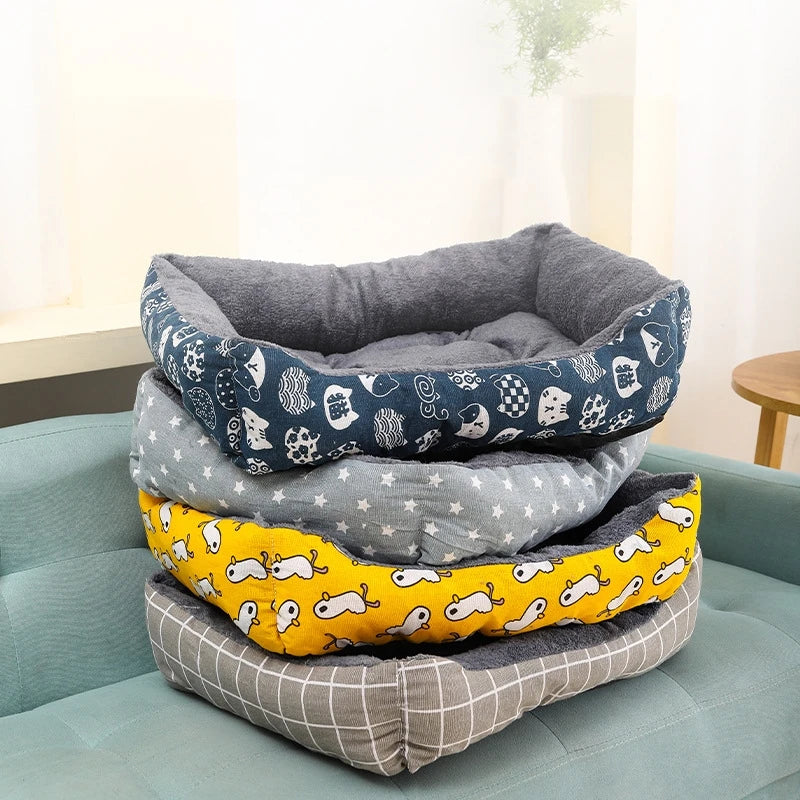 Pet Winter Bed Mat Large Dog Sofa Bed Warm Pet Nest Kennel For Small Medium Large Dogs Puppy Kitten Plus Size Sleeping Mattress