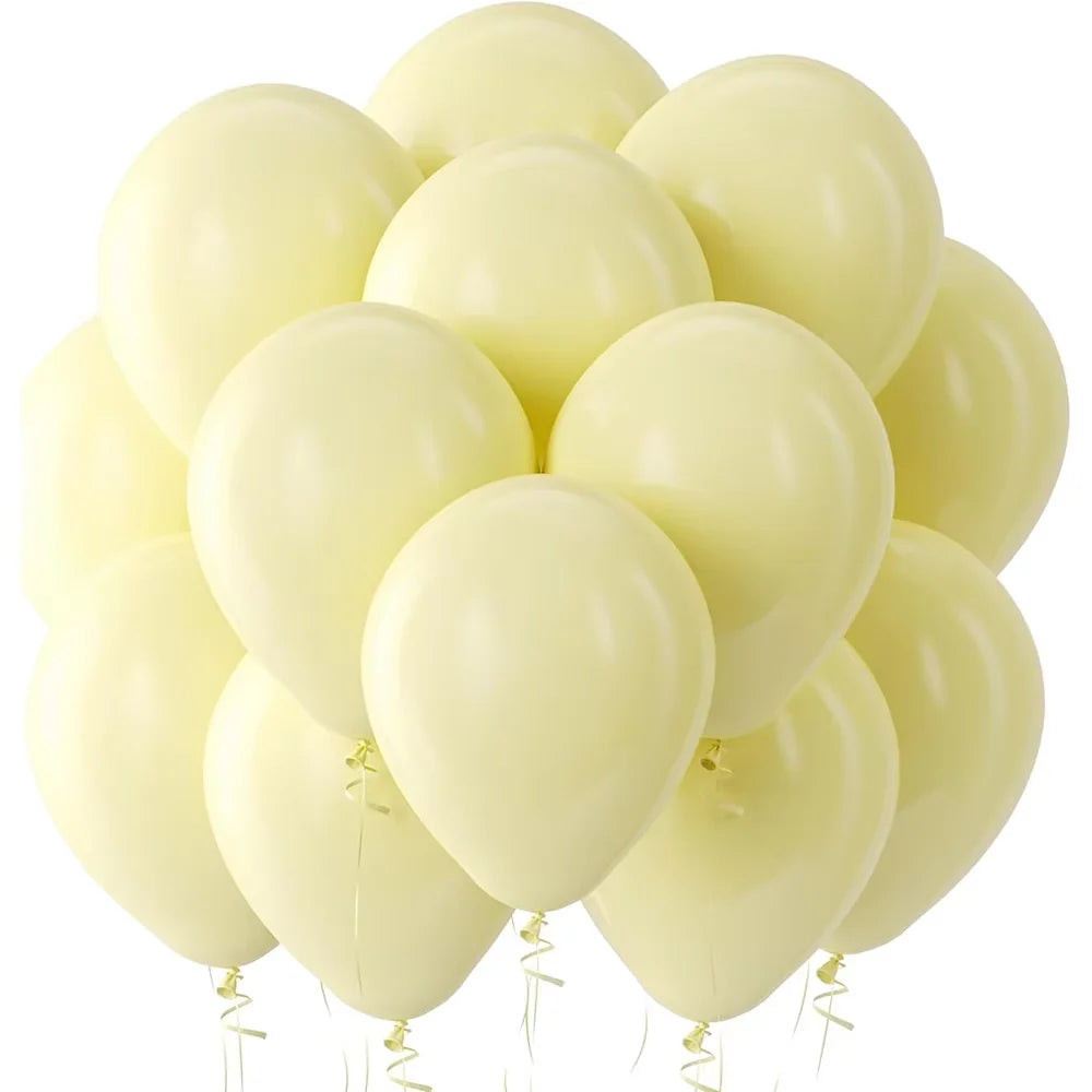 5/10/12inch Baby Pink Blue Balloons Pastel Yellow Balloon Gender Reveal Baby Shower Wedding Decor Kids Birthday Party Decoration