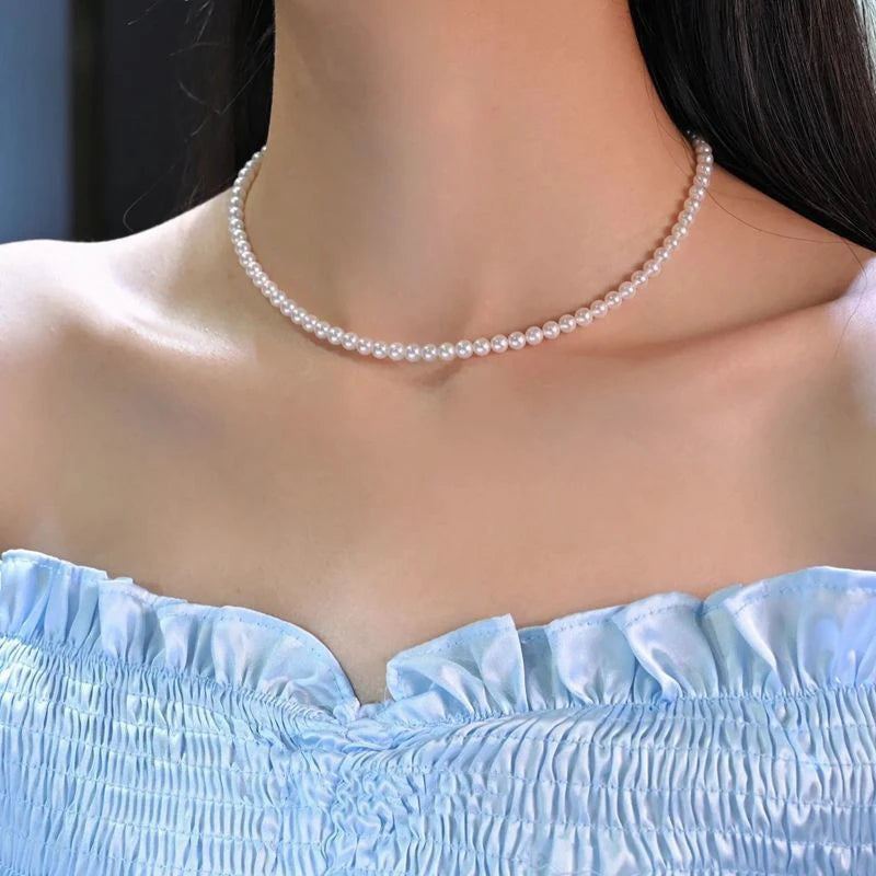 Stylish Necklace for Women Pearl Chokers Perfect for Occasion
