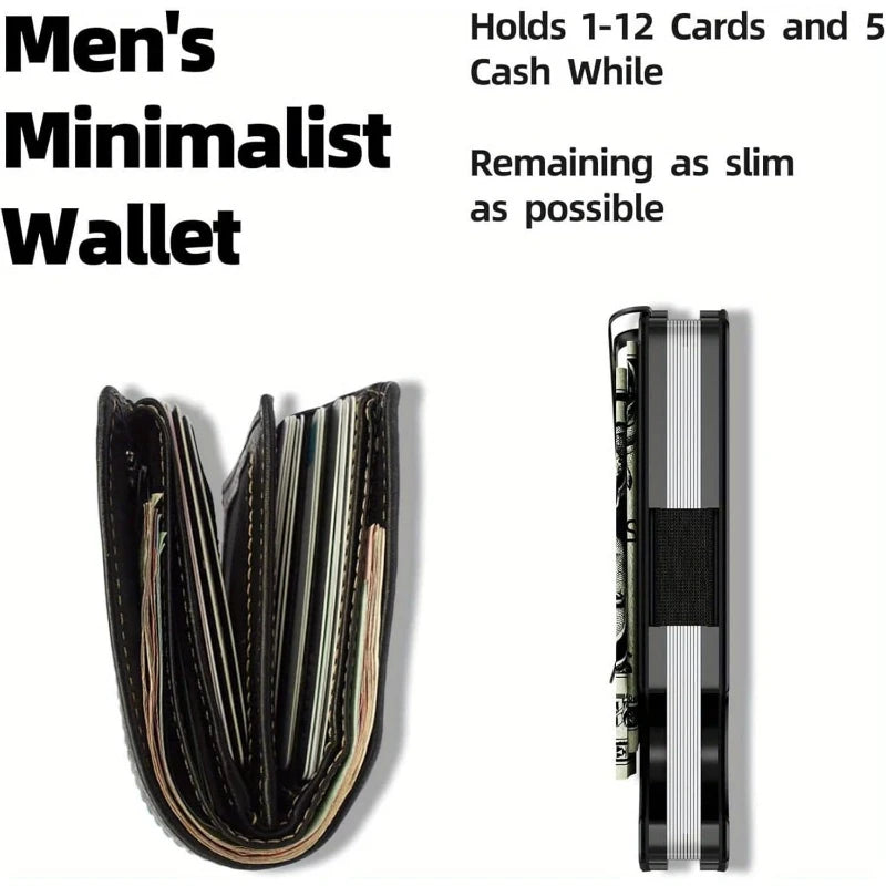 Minimalist RFID Wallet Slim Wallet for Men for Stylish Everyday