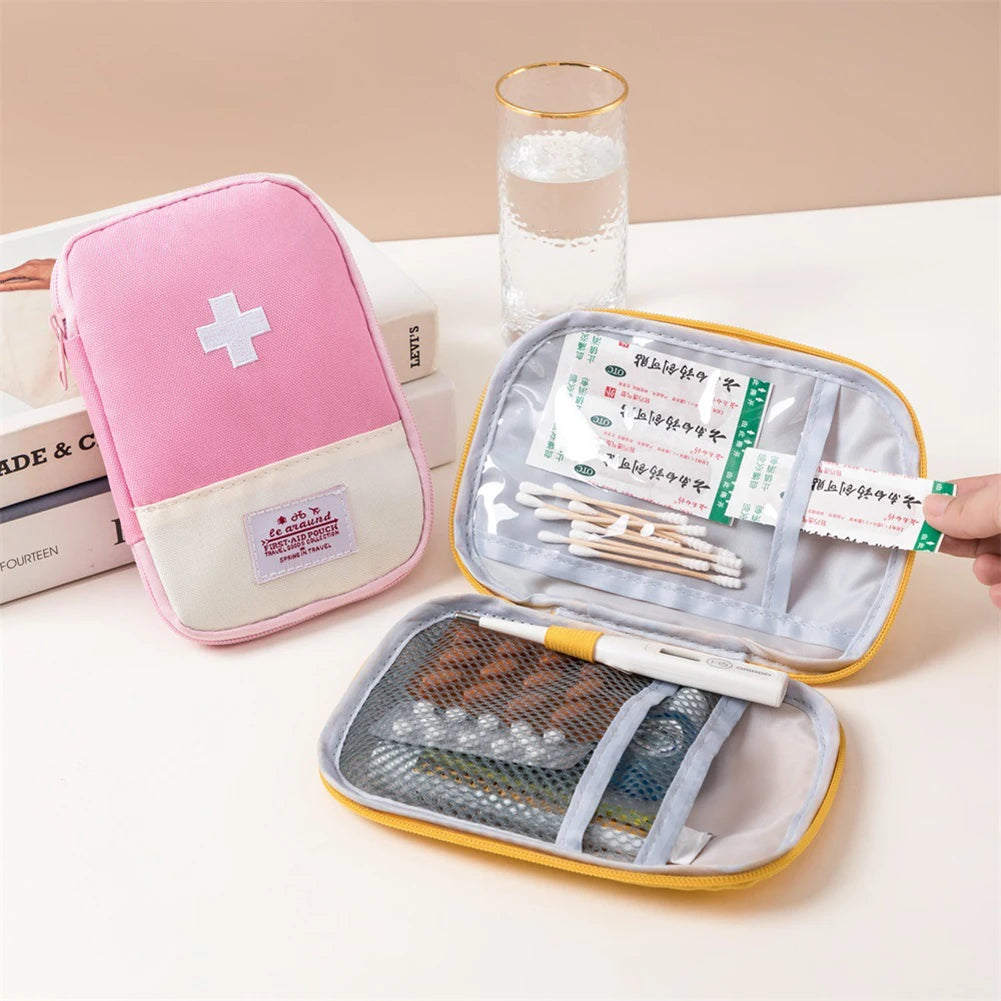 Portable Medicine Bag Empty Small First Aid Kit Survival Medical Emergency Medicine Pill Storage Bag Outdoor Camping Equipment