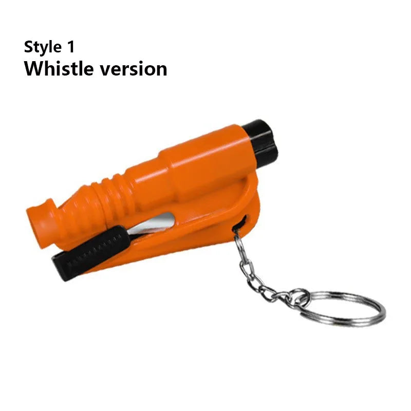 Safety Hammer with Rescue Whistle, Car Escape Tool,2-in-1 Window Breaker Seatbelt Cutter, Compact Emergency Escape Tool for Car
