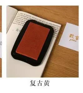 12 Colors Large Size Vintage Inkpad for Stamp DIY Crafts Scrapbooking Ink Pads Rubber Wooden Stamps Paper Inkpads Paper Decor