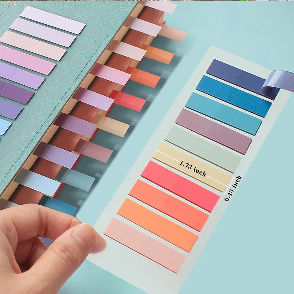 200-14400Sheets Transparent Index Creative Memo Pads Sticky Note Book Tabs Office School Stationery Self-Adhesive Stickers