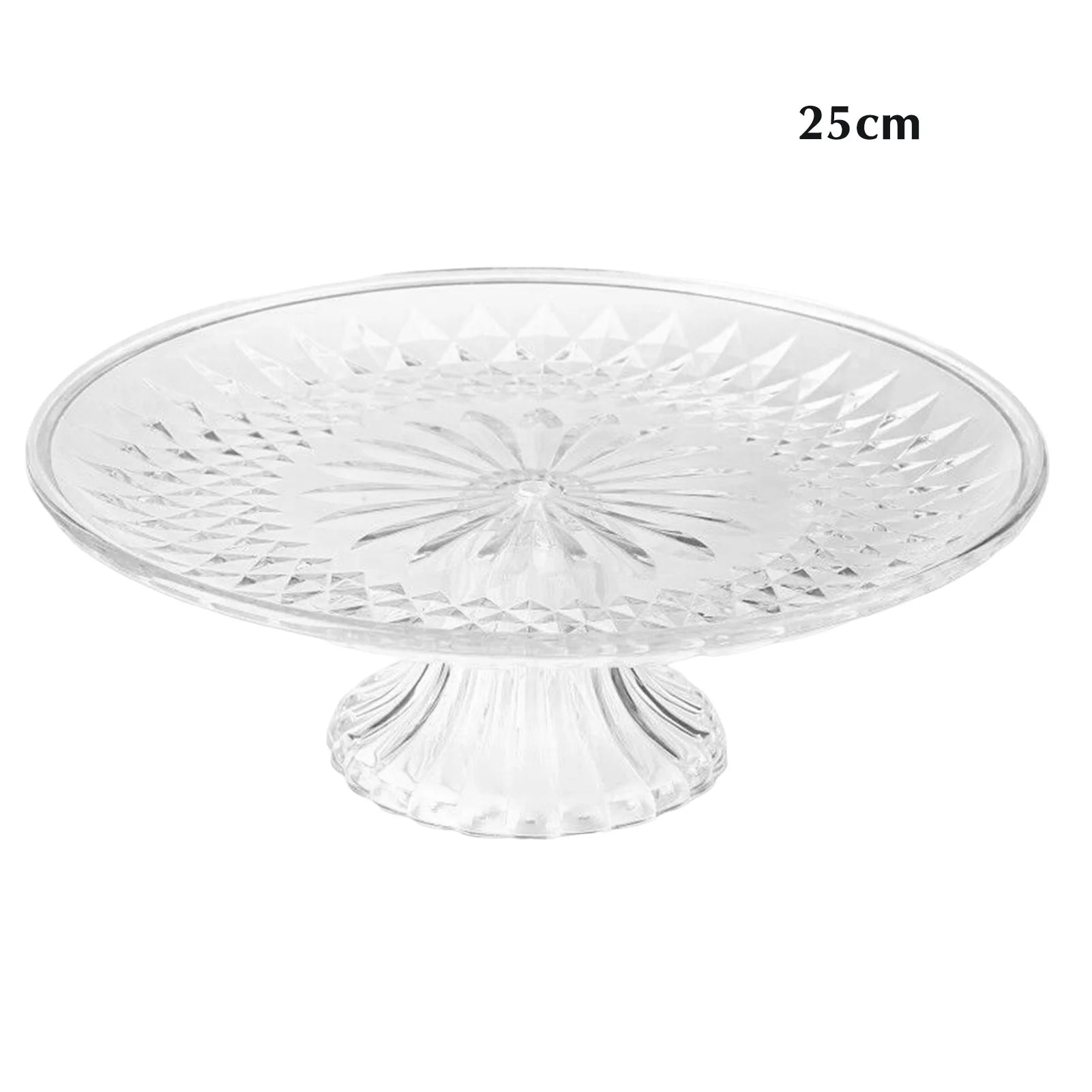 Cupcake Stand Display Platter Acrylic Large Stand Serving Dish For Cake Dessert Cupcake Fruits Tray