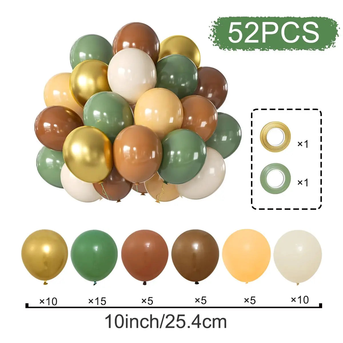 31/36/37/51/101Pcs Metallic Balloons Pearl Latex Balloon Gold Confetti Balloons for Birthday Weddings Baby Shower Party Decor