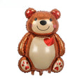 1pc Large Bear Foil Balloon - Birthday Wedding Party Decoration, Huge Aluminum Film Balloon for Event Background