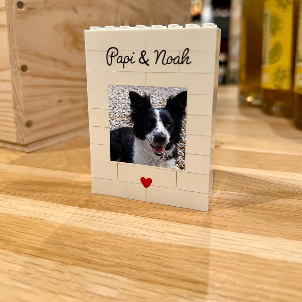 1PC Custom Pet Building Blocks - Personalized PMMA DIY Blocks with Name Custom, Creative Laser Engraved Unique Gift for Pet Love