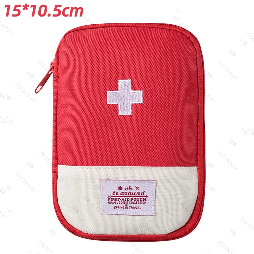 Portable Medicine Bag Empty Small First Aid Kit Survival Medical Emergency Medicine Pill Storage Bag Outdoor Camping Equipment