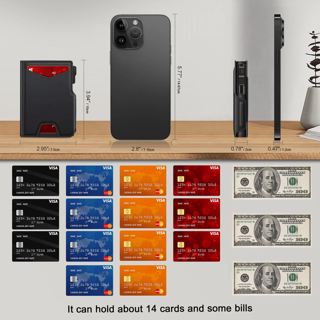 Leather Wallet RFID Blocking Wallet for Secure and Stylish