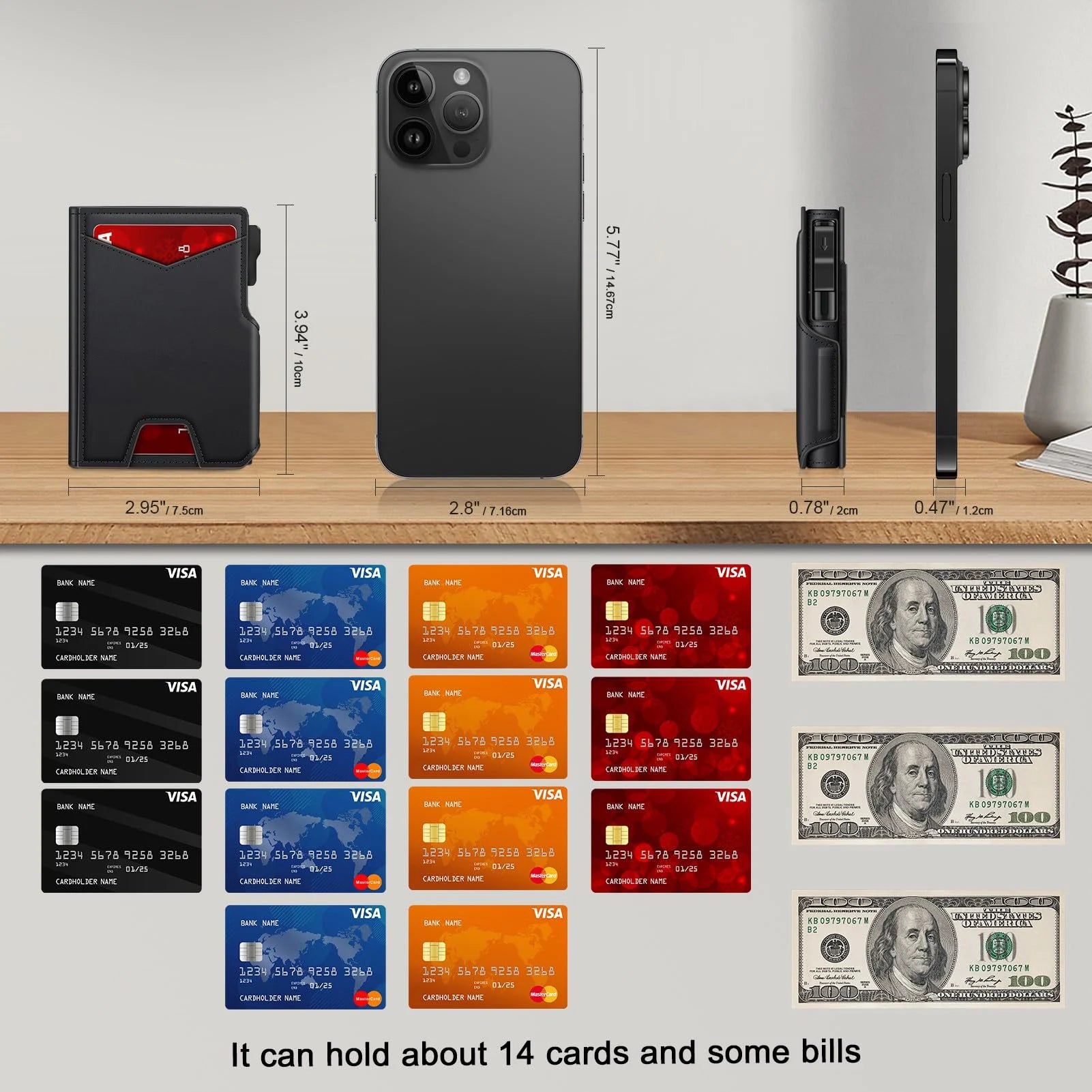 Leather Wallet RFID Blocking Wallet for Secure and Stylish