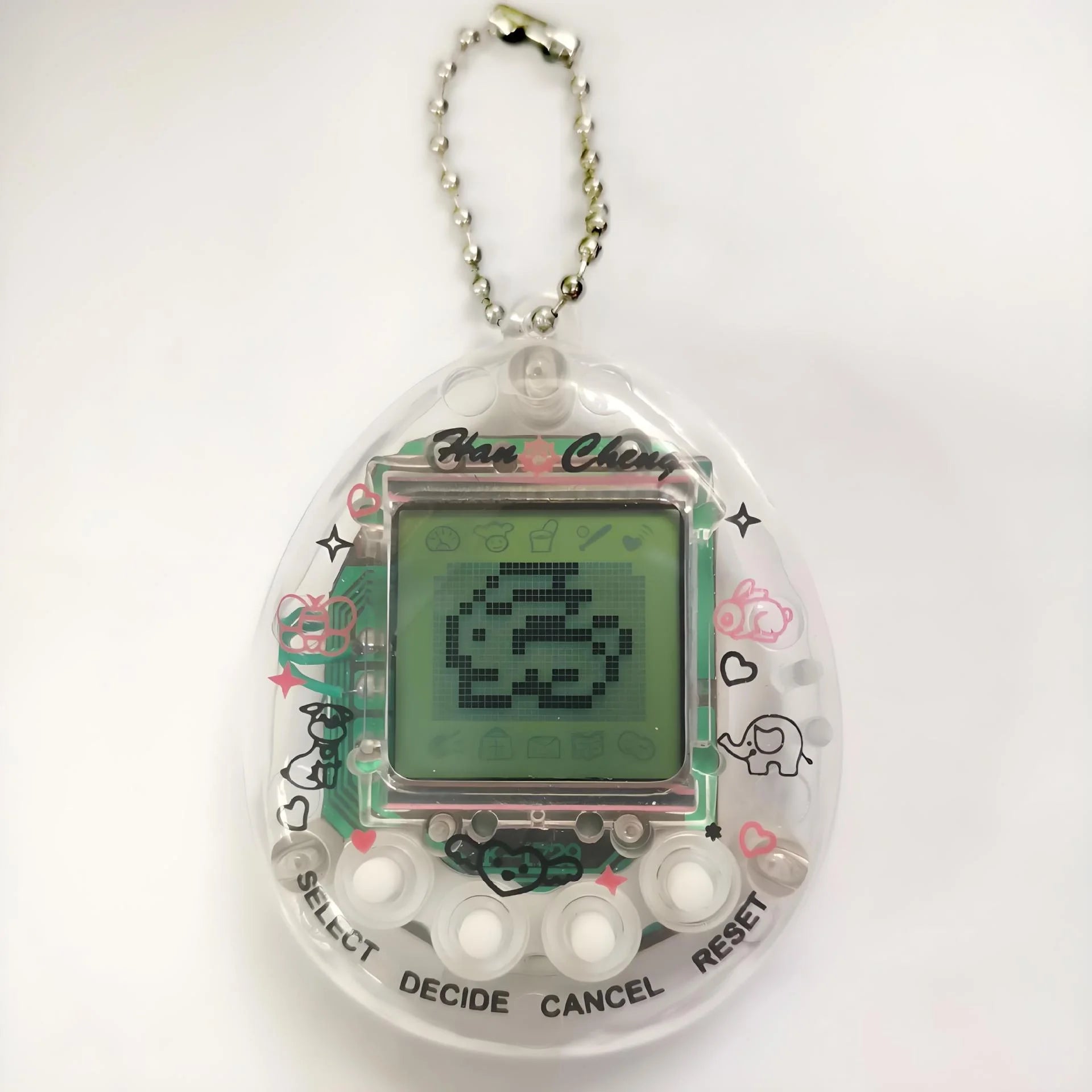 Virtual Pet Tamagotchi Toy in Russian Original German Spanish Polish Electronic Animals Kid Play Game Boy Pixel Pendant Keychain
