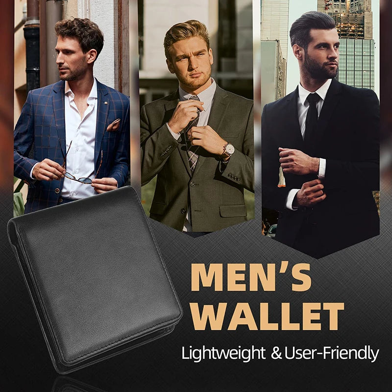 Leather Mens Wallet Mens Wallet for Stylish and Durable Everyday Use