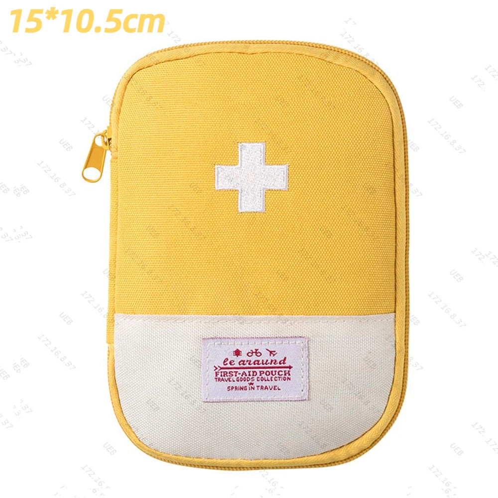 Portable Medicine Bag Empty Small First Aid Kit Survival Medical Emergency Medicine Pill Storage Bag Outdoor Camping Equipment