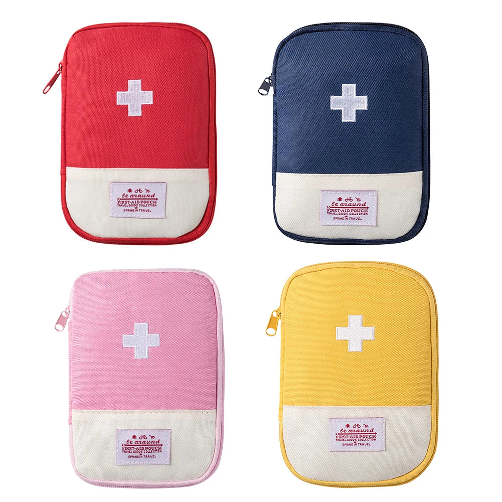 Portable Medicine Bag Empty Small First Aid Kit Survival Medical Emergency Medicine Pill Storage Bag Outdoor Camping Equipment