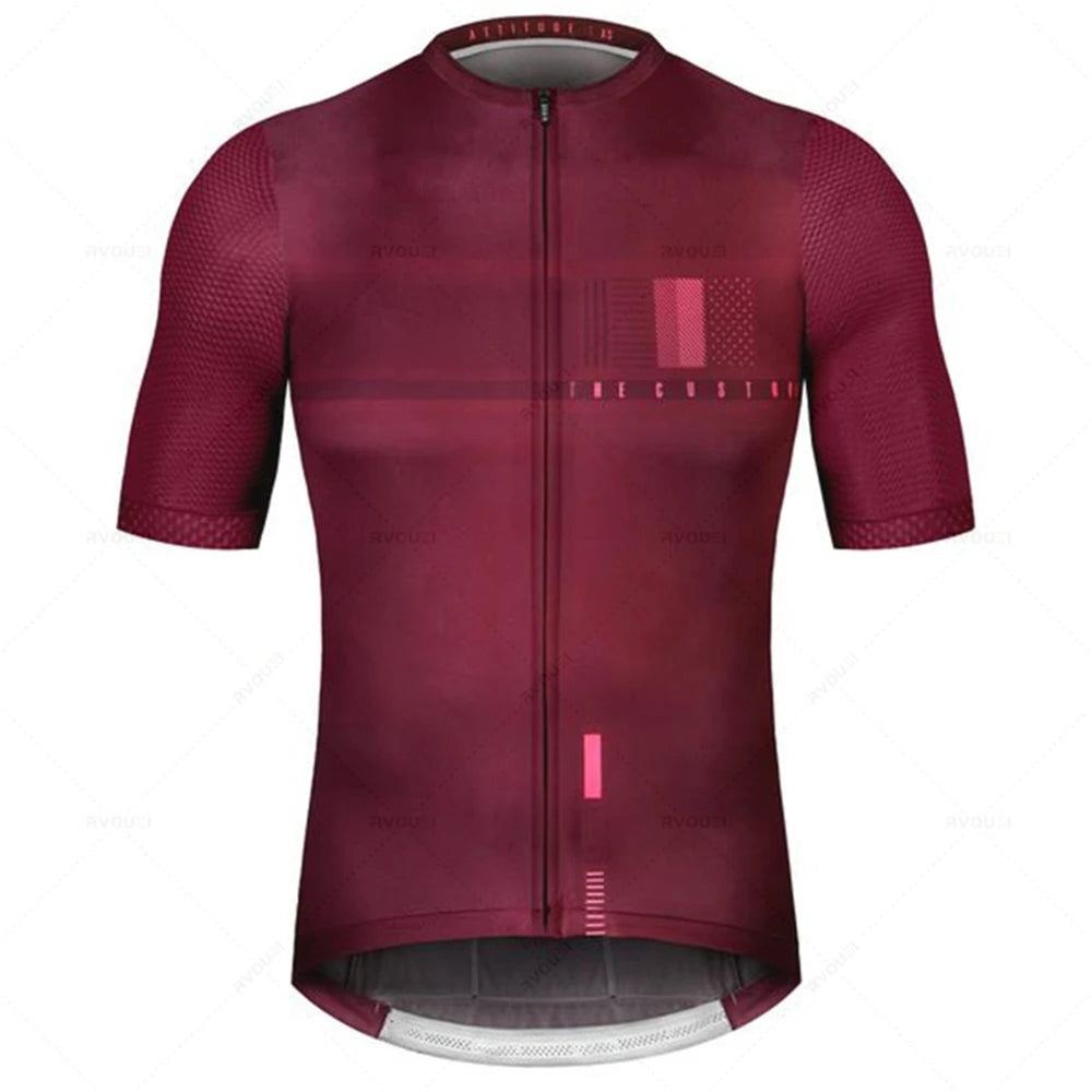 New Pro Team Cycling Jersey Men Cycling Set Bike Clothing Breathable Anti-UV Bicycle Wear/Short Sleeve Maílllot Ciclismo Hombre