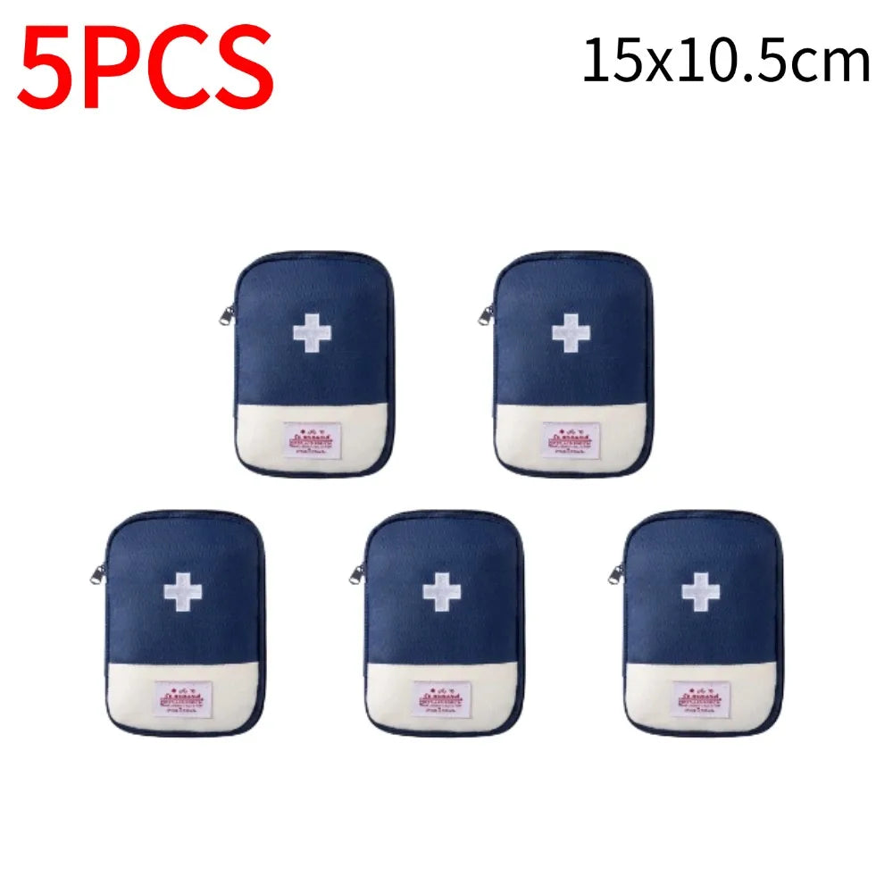 Portable Medicine Bag Empty Small First Aid Kit Survival Medical Emergency Medicine Pill Storage Bag Outdoor Camping Equipment