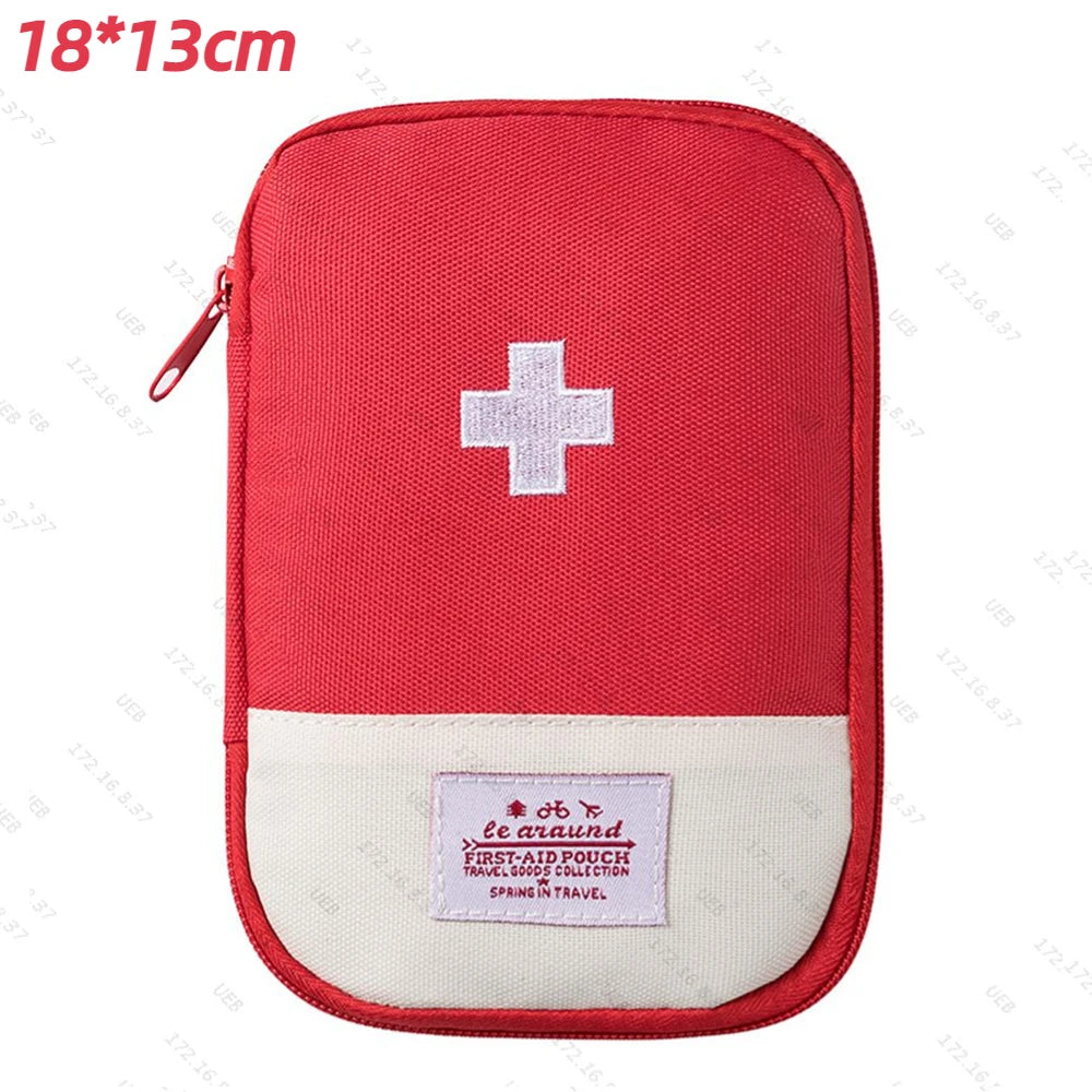 Portable Medicine Bag Empty Small First Aid Kit Survival Medical Emergency Medicine Pill Storage Bag Outdoor Camping Equipment