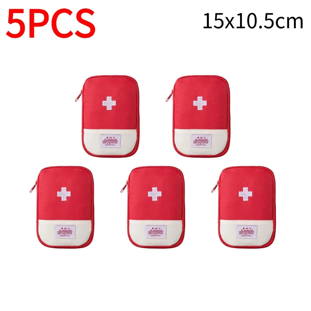 Portable Medicine Bag Empty Small First Aid Kit Survival Medical Emergency Medicine Pill Storage Bag Outdoor Camping Equipment