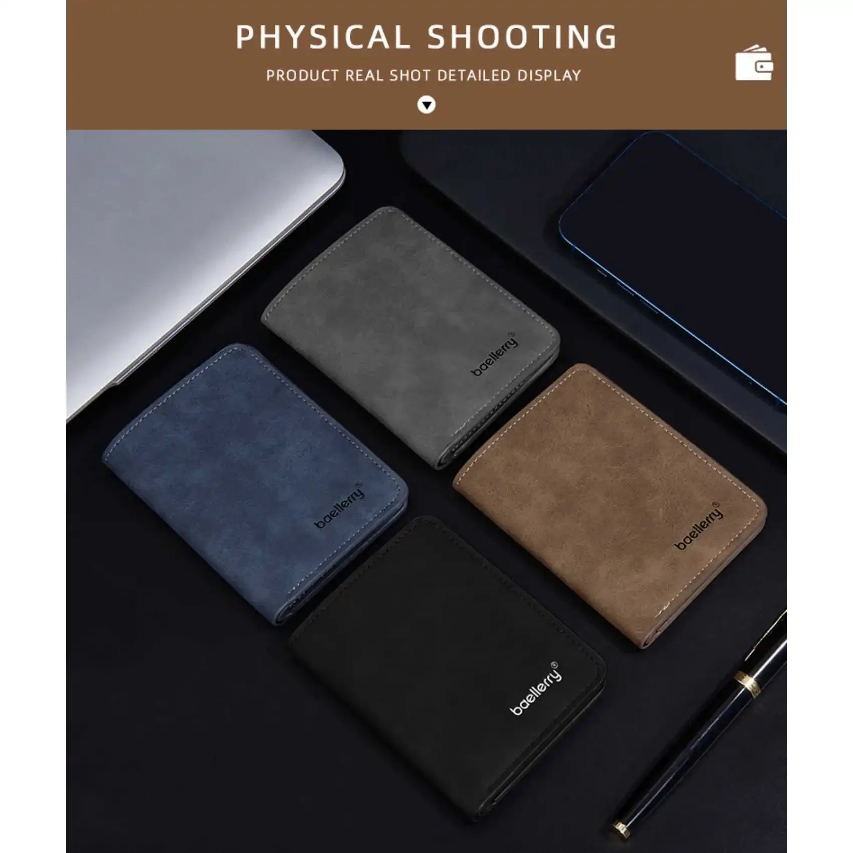 RFID Slim Wallet Drivers License for Secure and Stylish Use