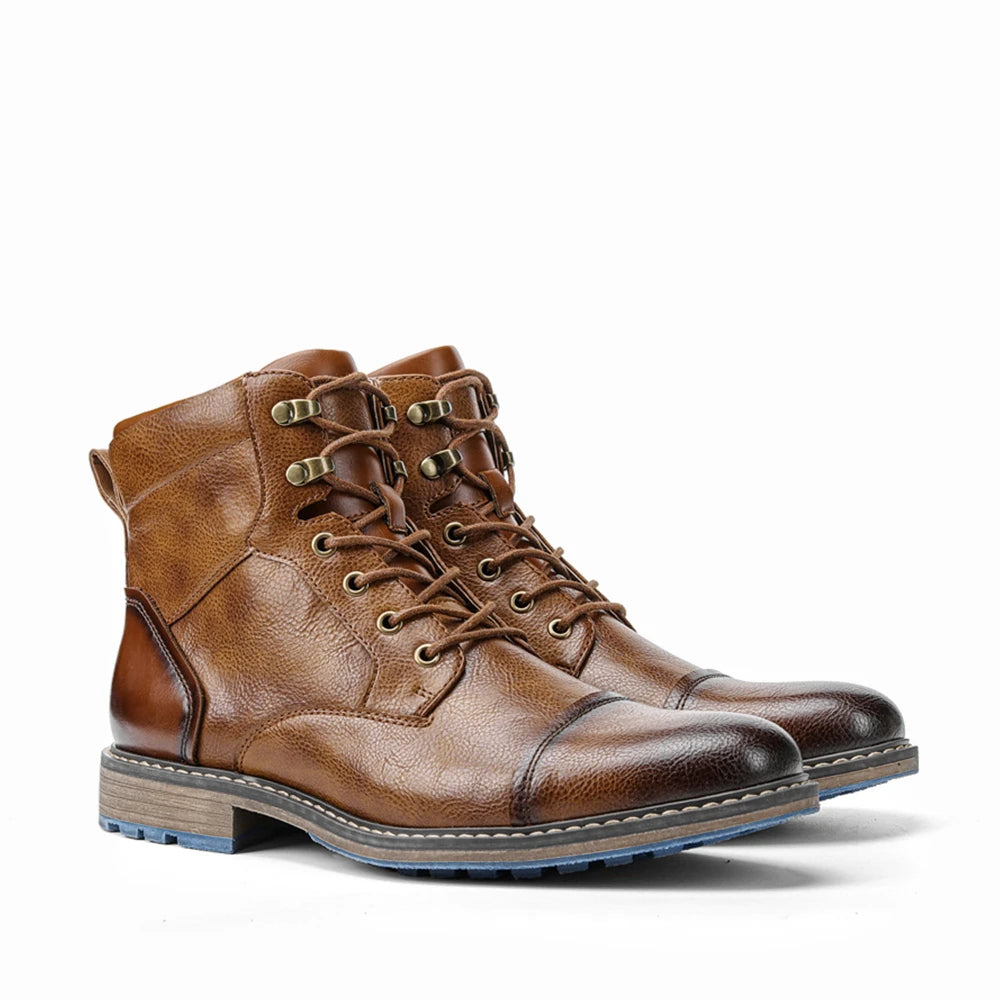 Leather Boots Men Men Boots for Stylish and Durable Wear