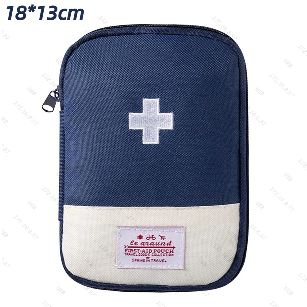 Portable Medicine Bag Empty Small First Aid Kit Survival Medical Emergency Medicine Pill Storage Bag Outdoor Camping Equipment