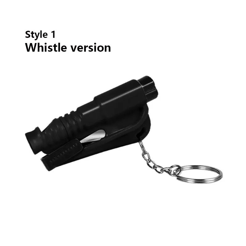 Safety Hammer with Rescue Whistle, Car Escape Tool,2-in-1 Window Breaker Seatbelt Cutter, Compact Emergency Escape Tool for Car