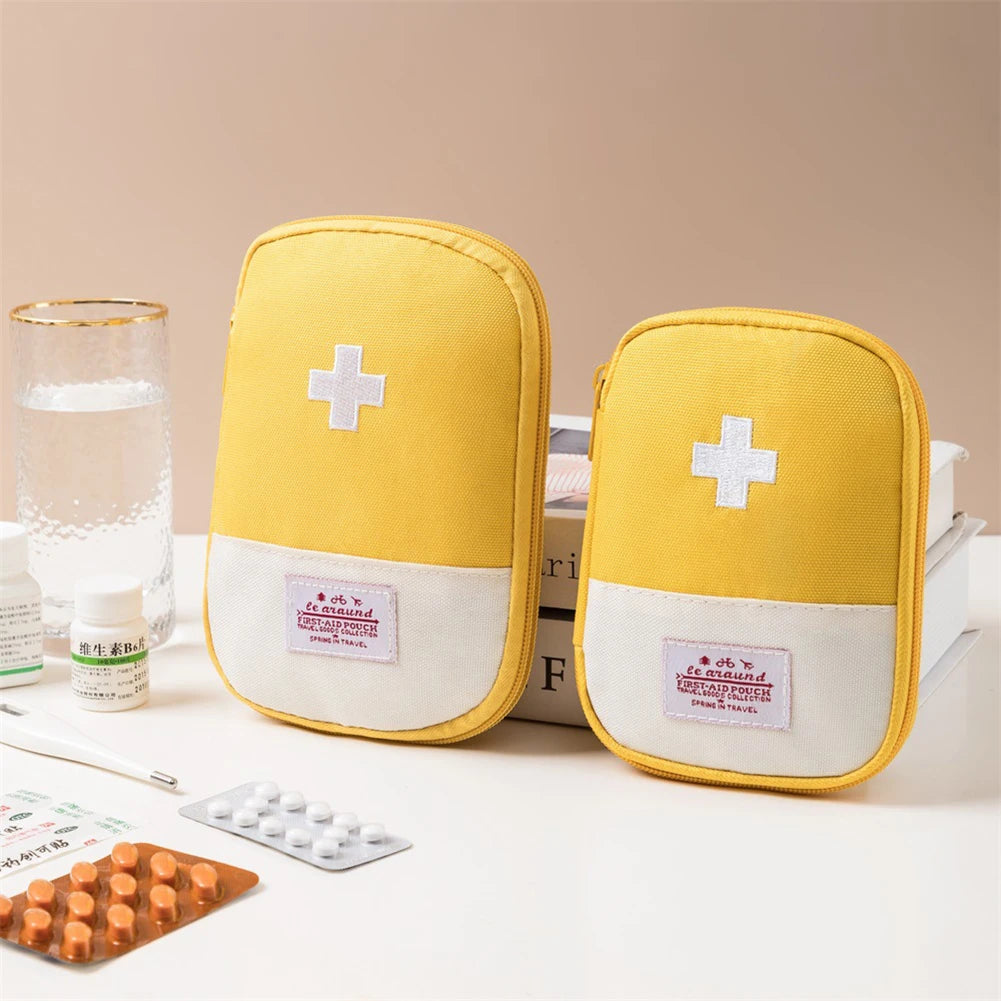 Portable Medicine Bag Empty Small First Aid Kit Survival Medical Emergency Medicine Pill Storage Bag Outdoor Camping Equipment
