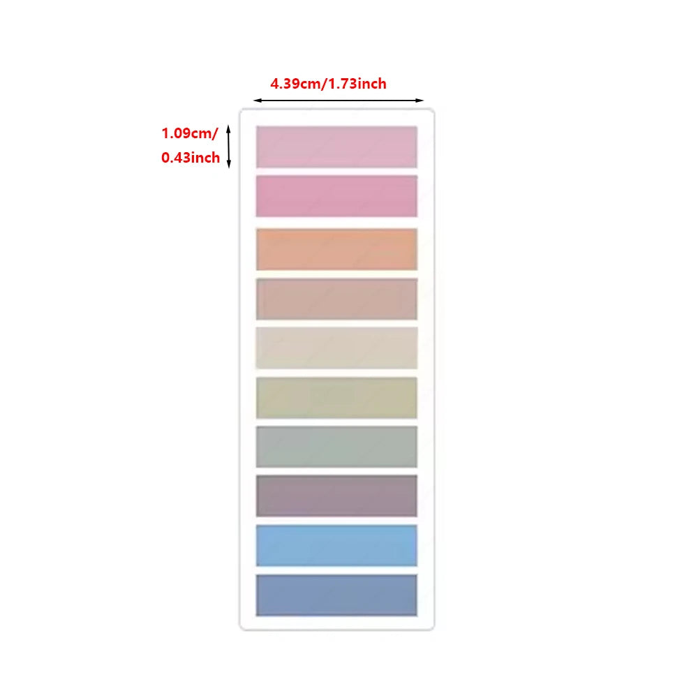 200-14400Sheets Transparent Index Creative Memo Pads Sticky Note Book Tabs Office School Stationery Self-Adhesive Stickers