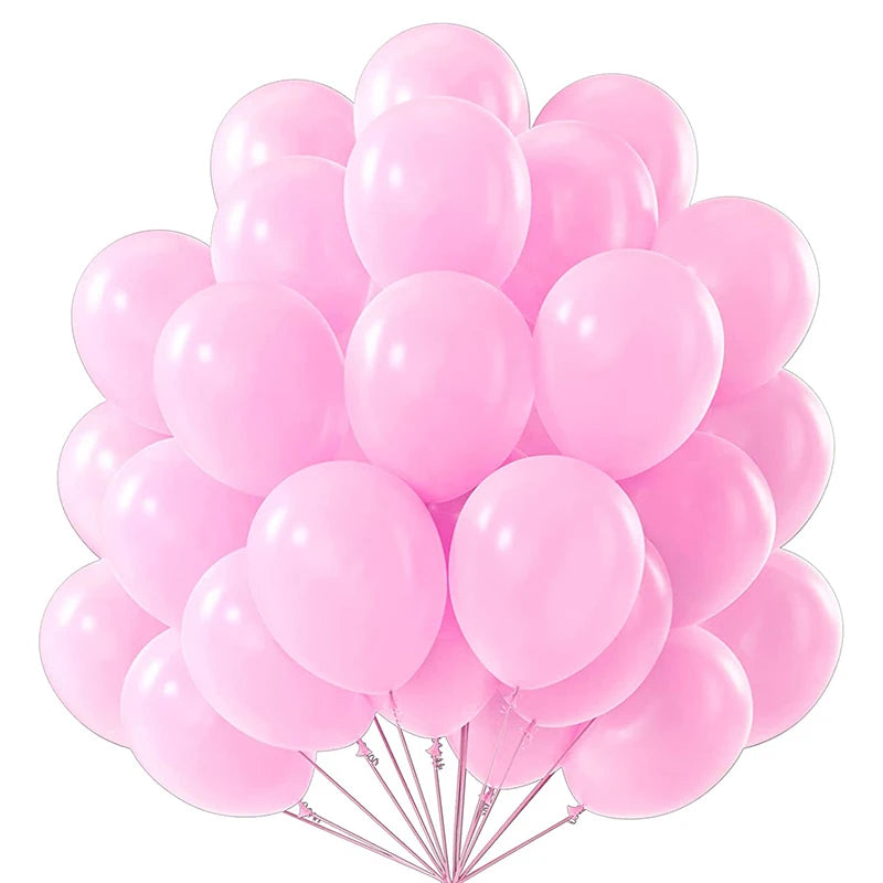 10/20/30pc 10/12inch Pearl Latex Balloon White Pink Blue Helium Ball Wedding Adult Birthday Party Decoration Baby Shower Globos