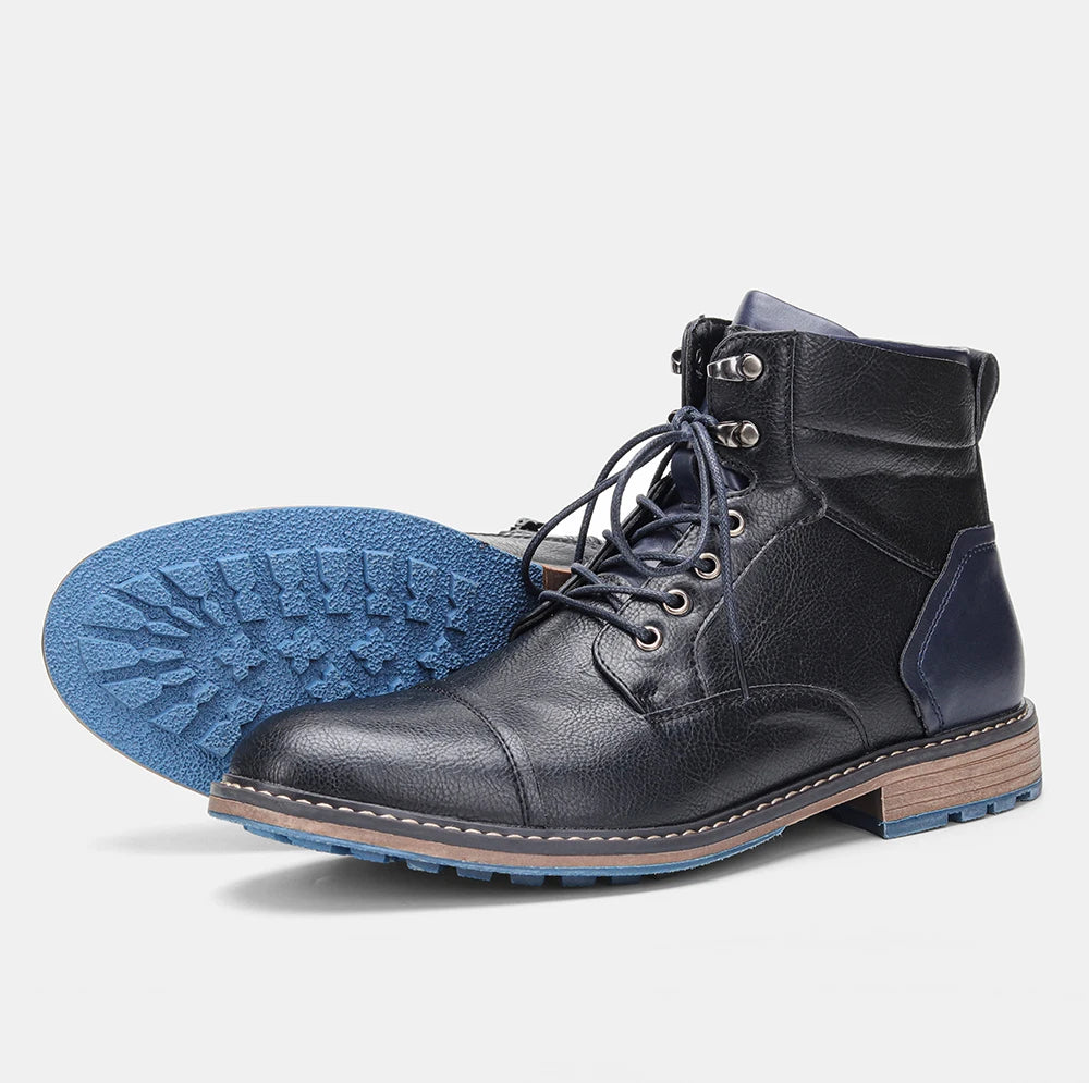 Leather Boots Men Men Boots for Stylish and Durable Wear
