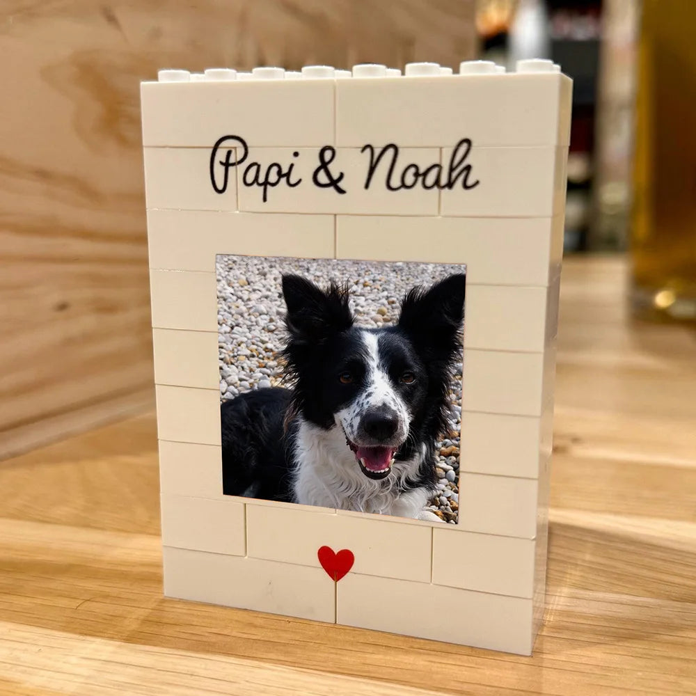 1PC Custom Pet Building Blocks - Personalized PMMA DIY Blocks with Name Custom, Creative Laser Engraved Unique Gift for Pet Love