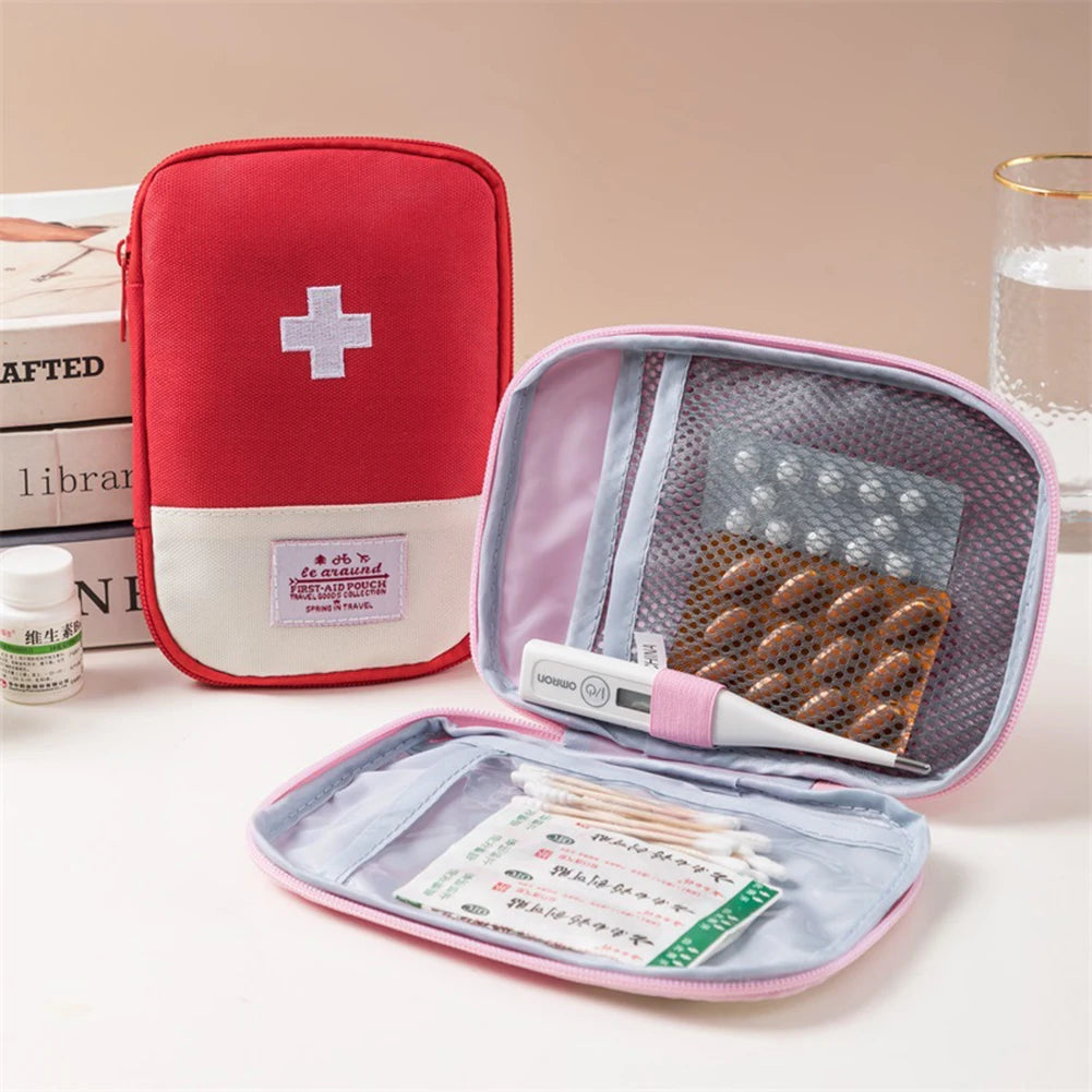 Portable Medicine Bag Empty Small First Aid Kit Survival Medical Emergency Medicine Pill Storage Bag Outdoor Camping Equipment