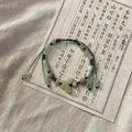 Fashion Bamboo Beads Chinese Style Beaded Bracelet Chinese Style Beaded Braided Rope Bracelet Vintage Antique Bracelet