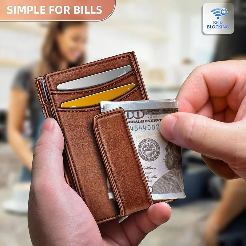 Thin Mens Wallet Thin Wallet Mens for Sleek and Stylish Everyday Use