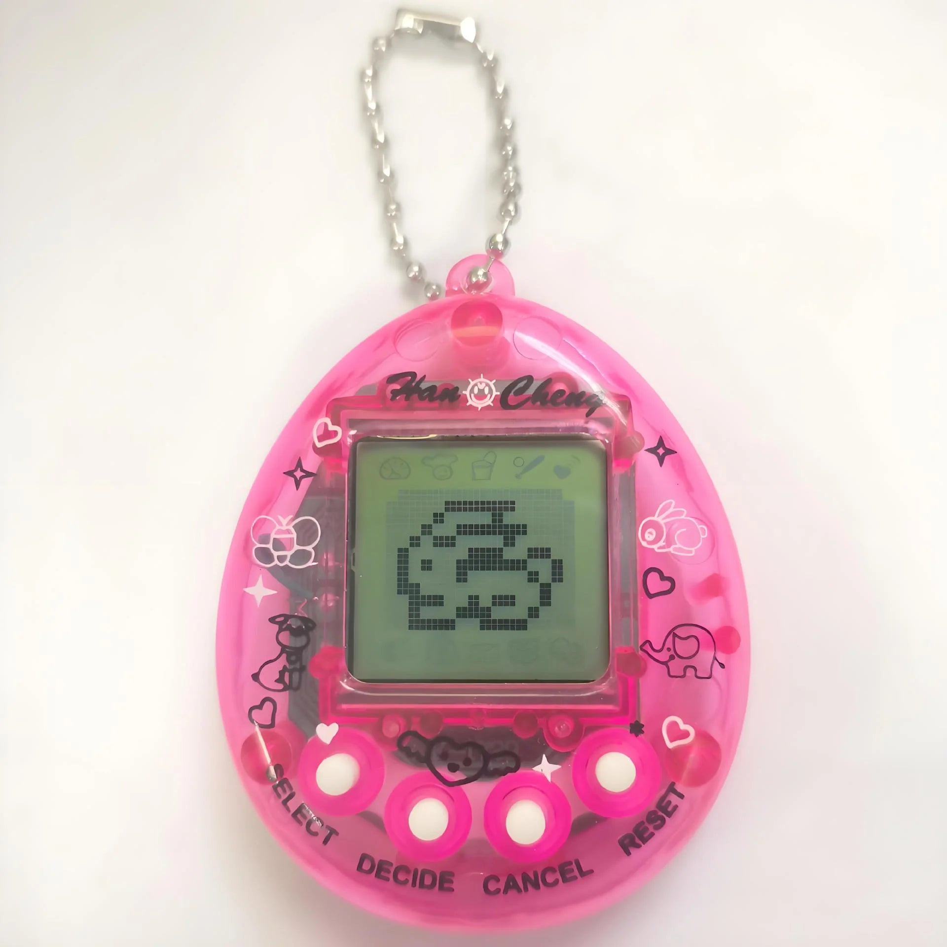 Virtual Pet Tamagotchi Toy in Russian Original German Spanish Polish Electronic Animals Kid Play Game Boy Pixel Pendant Keychain