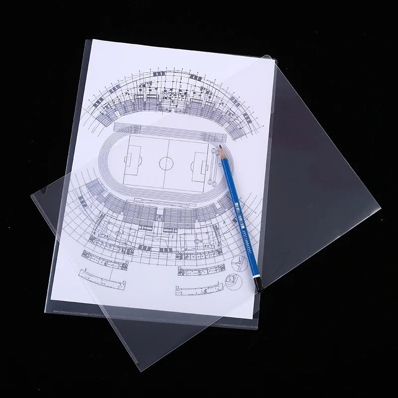 10 to 30 PCS A4 File Folder Desk Organizer Stationery Clear Folder for Documents Office school supplies