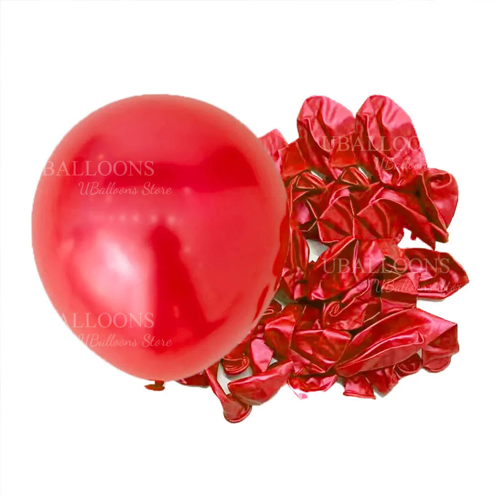 10/30/50Pcs Red Balloons Dark Wine Red Garnet Burgundy Latex Balloons for Birthday Christmas Engagement Wedding Party Decoration