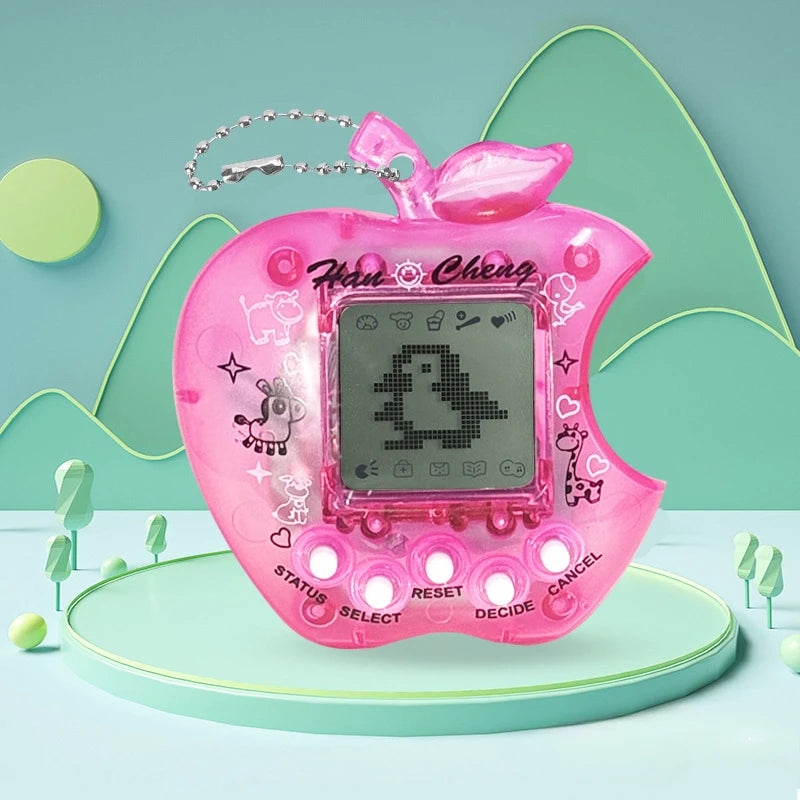 Virtual Pet Tamagotchi Toy in Russian Original German Spanish Polish Electronic Animals Kid Play Game Boy Pixel Pendant Keychain