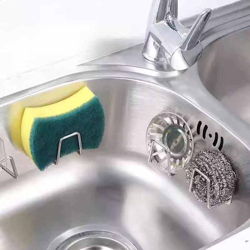 Household Kitchen Sink, Sponge Rack, Vegetable Board Storage Rack, Bathroom Cabinet, Basin Rack, Wall Without Punching Hooks